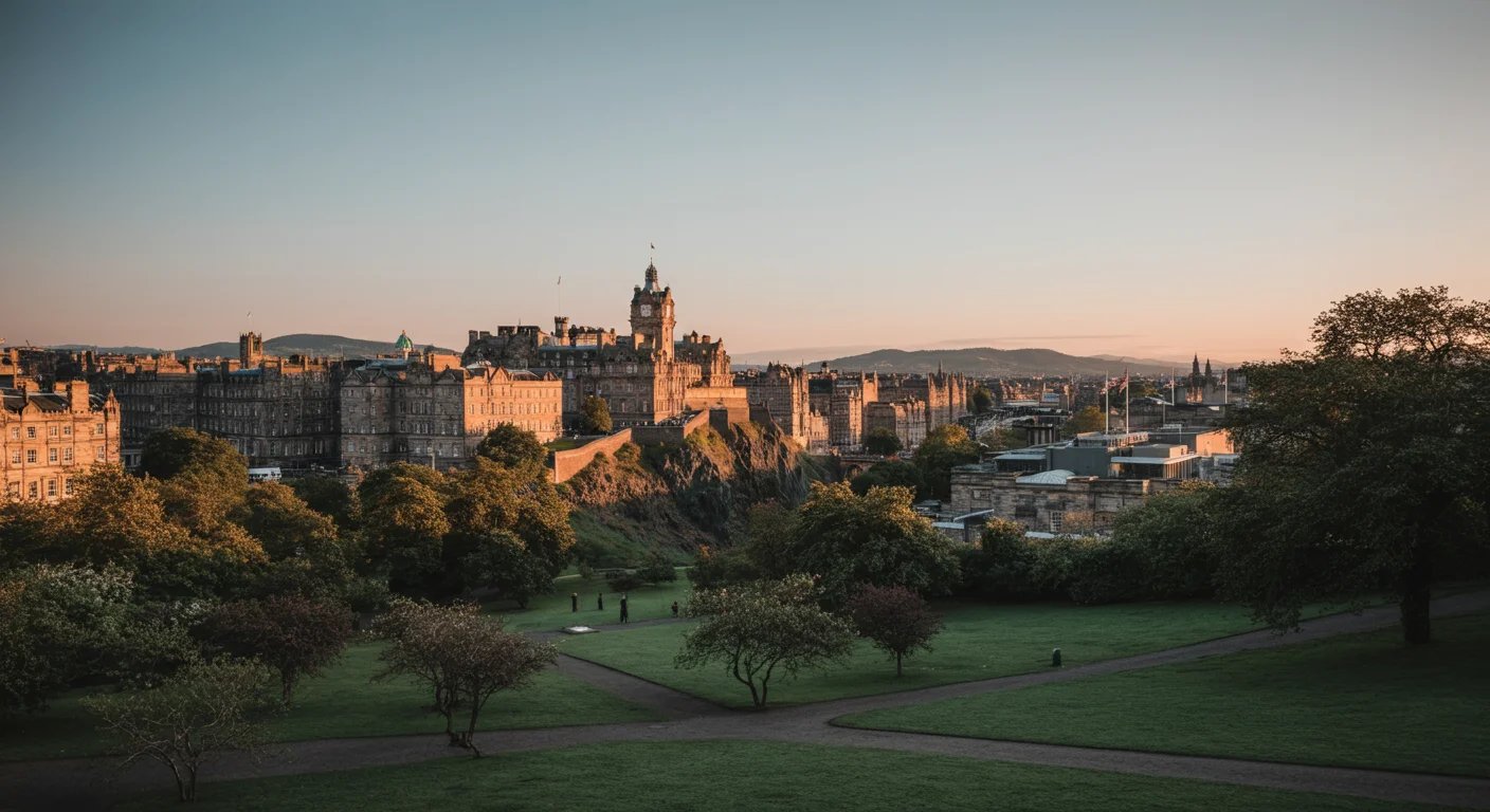 Edinburgh city architecture representing the regional businesses Josh supports with SEO