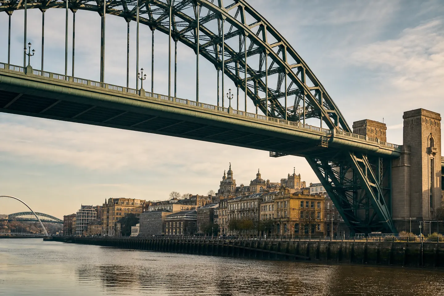 Newcastle Tyne Bridge and Quayside representing the businesses Josh supports with SEO
